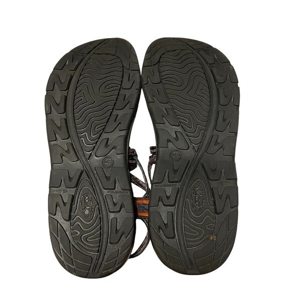 Chaco ZVOLV X2 women's strappy crisscross toe loop sandals size 10 - Picture 5 of 6